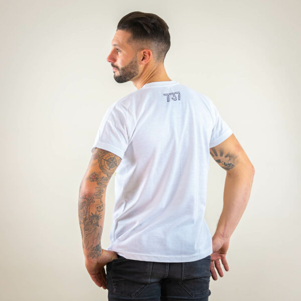 t-shirt Love it Blanc 737 Homme dos